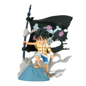 FIGURA COLECCIONABLE DE ONE PIECE WORLD LOG STORIES-MONKEY.D.LUFFY